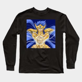 camus the aquarius cloth saint in saint seiya anime ecopop golden art Long Sleeve T-Shirt